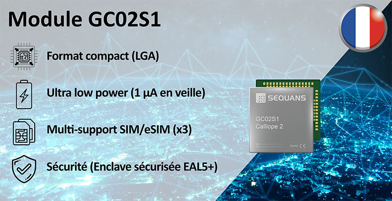 Découvrez le nouveau module Sequans LTE Cat 1bis ultra-basse consommation : GC02S1