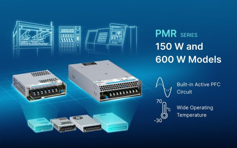 Delta dévoile ses nouveaux modèles haute performance de 150 W et 600 W avec PFC actif dans l'expansion de sa série panel mount PMR d'alimentations industrielles
