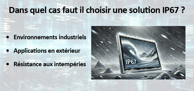 Dans quel cas faut il choisir une solution IP67 ?