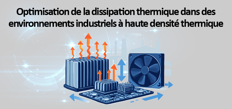 Optimisation de la dissipation thermique dans des environnements industriels à haute densité thermique