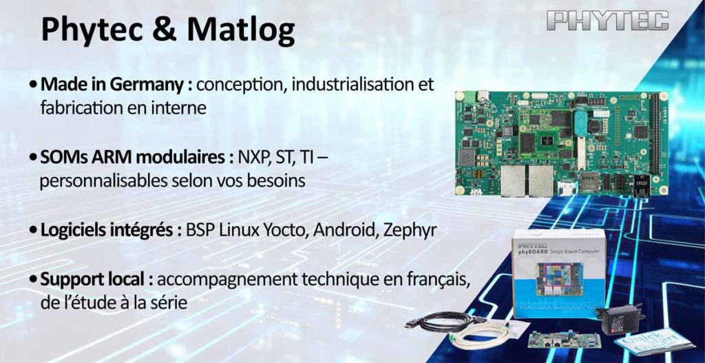 Nouveau partenariat Matlog & PHYTEC !
